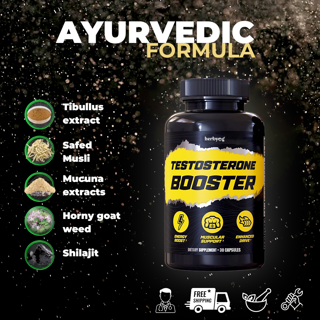 Ayurvedic Formula Herbyog testosterone booster capsules